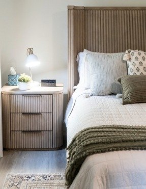 Timber Cove Rentals Jack and Jill bedroom with queen bed